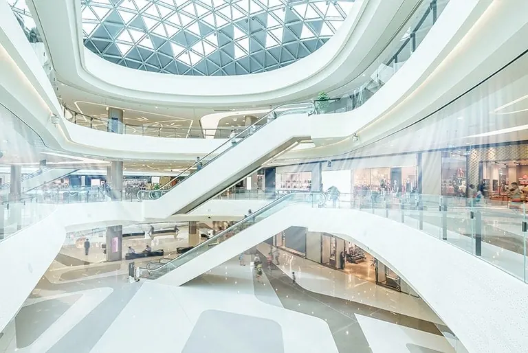 Air conditioning for malls & large venues