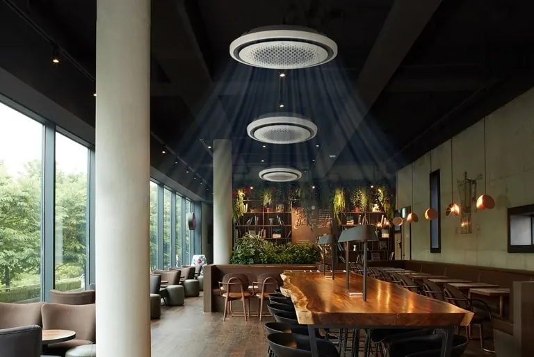 Air conditioning for shops & restaurants